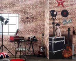 A.S. Creation Authentic Walls | 302191 | Papier Peint Imitation Brique Pierre En Papier | Beige -Décoration d'intérieur 302191 raum 1