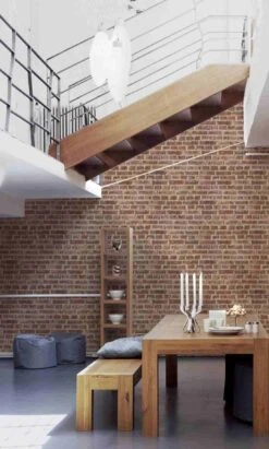 A.S. Creation Authentic Walls | 302191 | Papier Peint Imitation Brique Pierre En Papier | Beige -Décoration d'intérieur 302191 raum 10