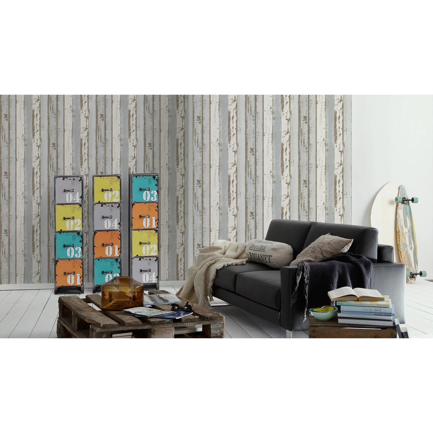 A.S. Creation Authentic Walls 2 | 302581 | Papier Peint Bois Intissé | 0.53 M X 10.05 M | Gris 4 A.S. Creation Authentic Walls 2 | 302581 | Papier Peint Bois Intissé | 0.53 M X 10.05 M | Gris – Image 4