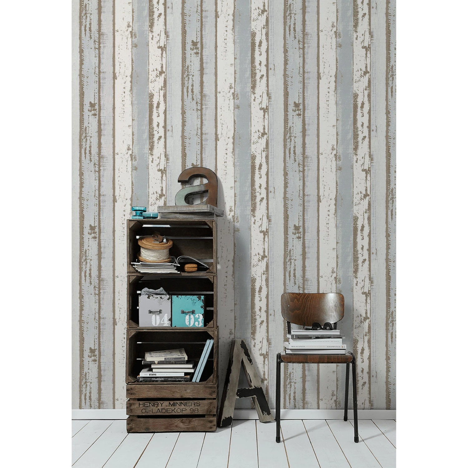 A.S. Creation Authentic Walls 2 | 302581 | Papier Peint Bois Intissé | 0.53 M X 10.05 M | Gris 5 A.S. Creation Authentic Walls 2 | 302581 | Papier Peint Bois Intissé | 0.53 M X 10.05 M | Gris – Image 5