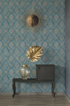 A.S. Creation Secret Garden | 336075 | Papier Peint Intissé Dessins & Motifs | Bleu -Décoration d'intérieur 336075 4TYFBGitl7gxdA