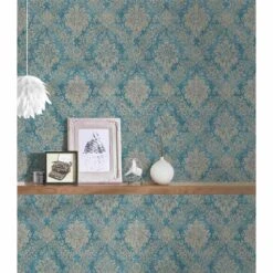 A.S. Creation Secret Garden | 336075 | Papier Peint Intissé Dessins & Motifs | Bleu -Décoration d'intérieur 336075 6