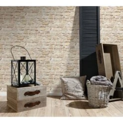 A.S. Creation Elements | 363703 | Papier Peint Intissé Pierre Brique | 0.53 M X 10.05 M | Beige 12 A.S. Creation Elements | 363703 | Papier Peint Intissé Pierre Brique | 0.53 M X 10.05 M | Beige -Décoration d'intérieur 363703 3