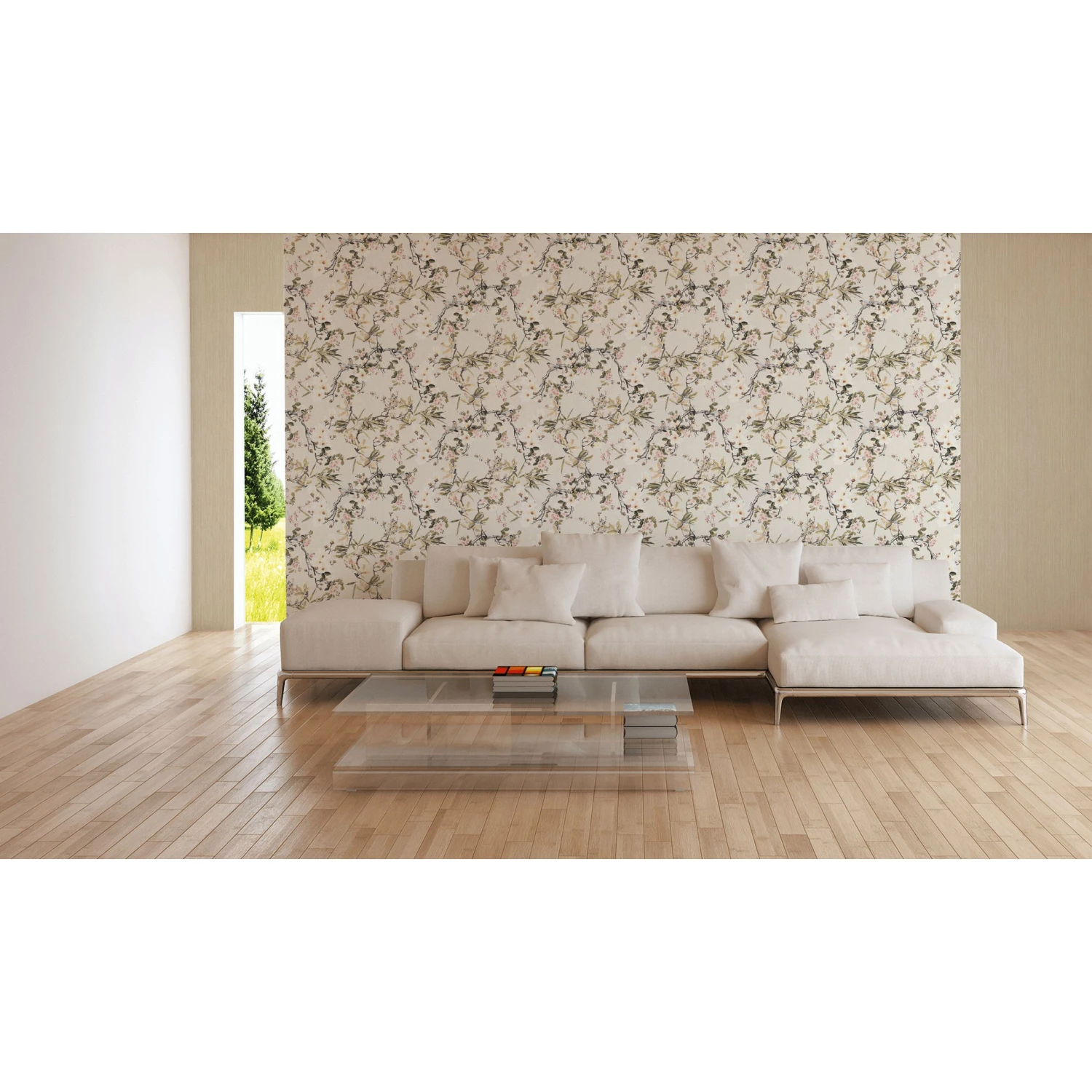 A.S. Creation Michalsky Dream Again | 364982 | Papier Peint Intissé Floral | 0.53 M X 10.05 M | écru 4 A.S. Creation Michalsky Dream Again | 364982 | Papier Peint Intissé Floral | 0.53 M X 10.05 M | écru – Image 4