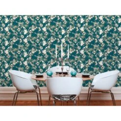 A.S. Creation Michalsky Dream Again | 364984 | Papier Peint Intissé Floral | 0.53 M X 10.05 M | Vert -Décoration d'intérieur 364984 4