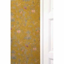 A.S. Creation Paradise Garden | 367194 | Papier Peint Intissé Floral | 0.53 M X 10.05 M | Jaune