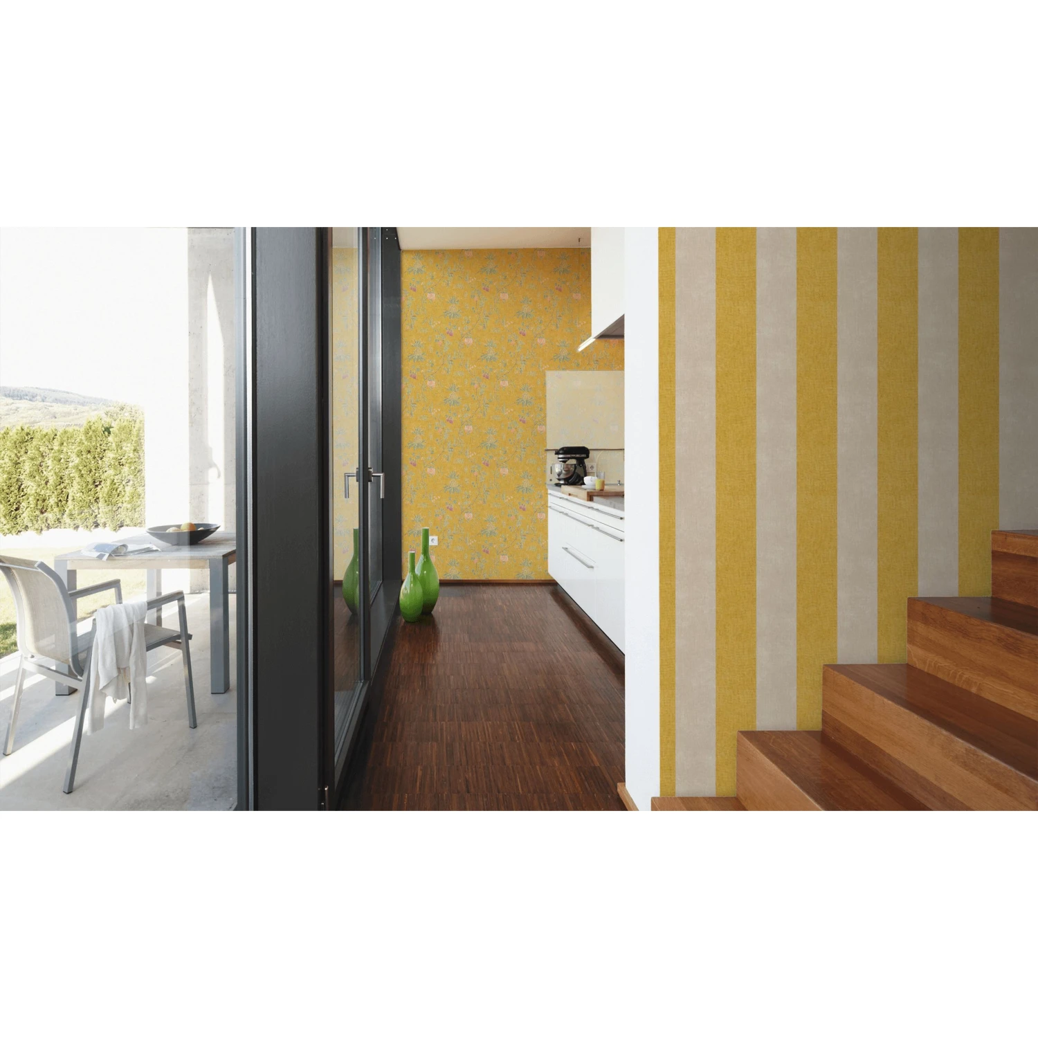 A.S. Creation Paradise Garden | 367194 | Papier Peint Intissé Floral | 0.53 M X 10.05 M | Jaune 5 A.S. Creation Paradise Garden | 367194 | Papier Peint Intissé Floral | 0.53 M X 10.05 M | Jaune – Image 5