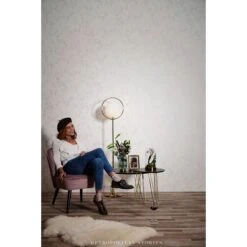 A.S. Creation Metropolitan Stories | 368961 | Papier Peint Intissé Floral | 0.53 M X 10.05 M | écru -Décoration d'intérieur 368961 3