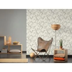 A.S. Creation Metropolitan Stories | 368962 | Papier Peint Intissé Floral | 0.53 M X 10.05 M | écru -Décoration d'intérieur 368962 3