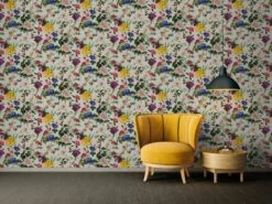 A.S. Creation Jette 5 | 373361 | Papier Peint Intissé Floral | 0.53 M X 10.05 M | Coloré -Décoration d'intérieur 373361 3