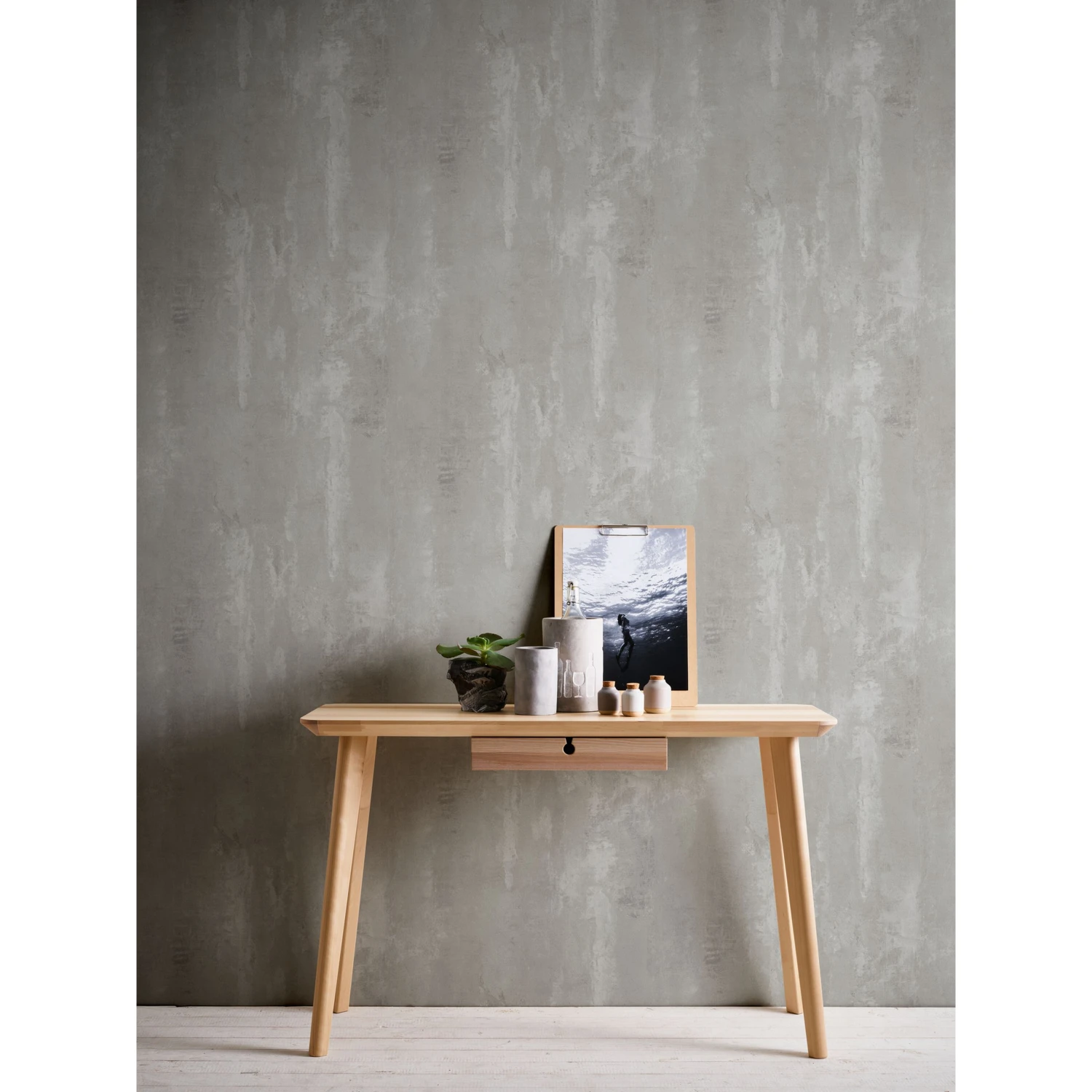 A.S. Creation Elements | 374122 | Papier Peint Intissé Uni | 0.53 M X 10.05 M | Gris 4 A.S. Creation Elements | 374122 | Papier Peint Intissé Uni | 0.53 M X 10.05 M | Gris – Image 4