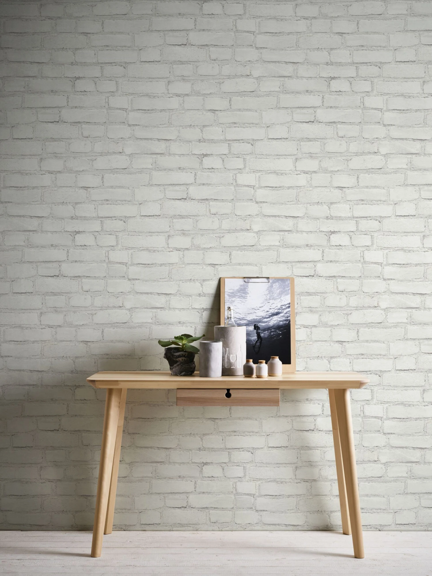 A.S. Creation Elements | 374142 | Papier Peint Intissé Pierre Brique | 0.53 M X 10.05 M | Blanc 4 A.S. Creation Elements | 374142 | Papier Peint Intissé Pierre Brique | 0.53 M X 10.05 M | Blanc – Image 4