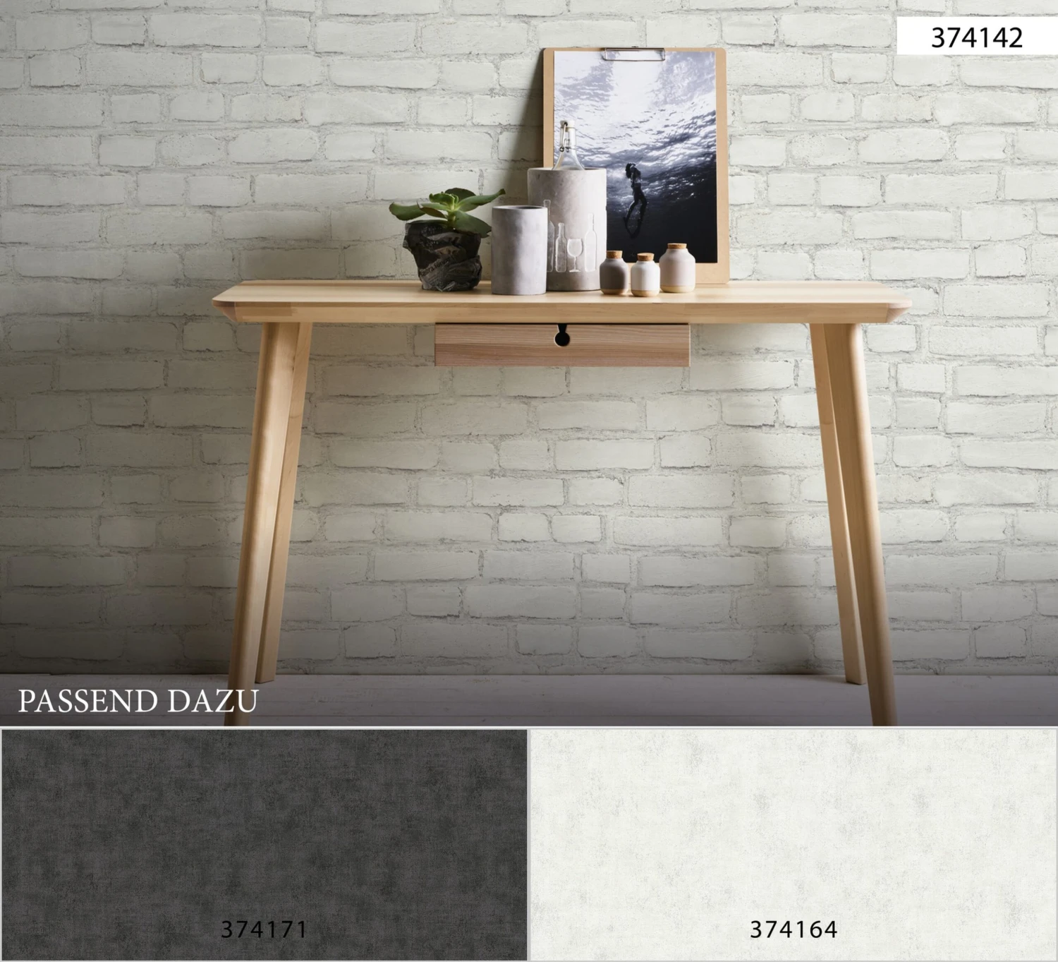 A.S. Creation Elements | 374142 | Papier Peint Intissé Pierre Brique | 0.53 M X 10.05 M | Blanc 7 A.S. Creation Elements | 374142 | Papier Peint Intissé Pierre Brique | 0.53 M X 10.05 M | Blanc – Image 7