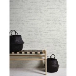 A.S. Creation Elements | 374152 | Papier Peint Intissé Effet Béton | 0.53 M X 10.05 M | Blanc -Décoration d'intérieur 374152 3