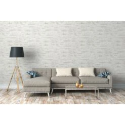 A.S. Creation Elements | 374152 | Papier Peint Intissé Effet Béton | 0.53 M X 10.05 M | Blanc -Décoration d'intérieur 374152 5