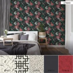 A.S. Creation Asian Fusion | 374643 | Papier Peint Intissé Nature | 0.53 M X 10.05 M | Noir 9 A.S. Creation Asian Fusion | 374643 | Papier Peint Intissé Nature | 0.53 M X 10.05 M | Noir -Décoration d'intérieur 374643 5