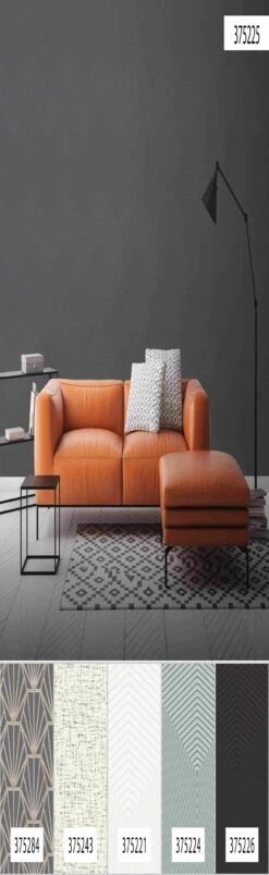 A.S. Creation Daniel Hechter 6 | 375225 | Papier Peint Intissé 3D | 0.53 M X 10.05 M | Gris -Décoration d'intérieur 375225 6