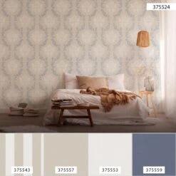 A.S. Creation New Elegance | 375524 | Papier Peint Intissé Baroque | 0.53 M X 10.05 M | Beige -Décoration d'intérieur 375524 6