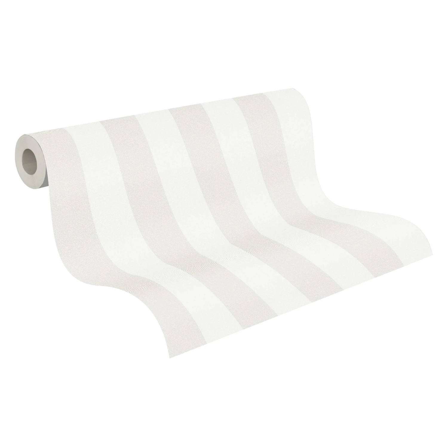 A.S. Creation New Elegance | 375541 | Papier Peint Intissé à Rayures | 0.53 M X 10.05 M | Beige