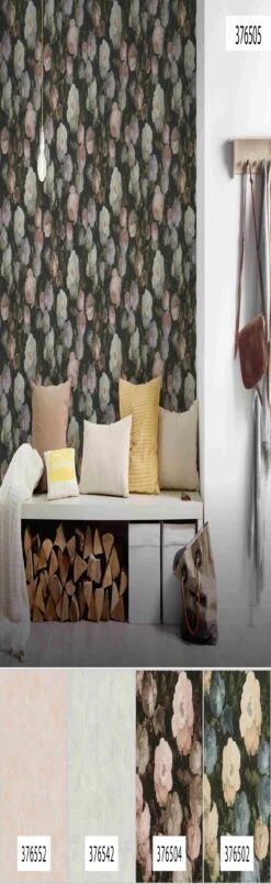 A.S. Creation History Of Art | 376505 | Papier Peint Intissé Floral | 0.53 M X 10.05 M | Rose -Décoration d'intérieur 376505 6