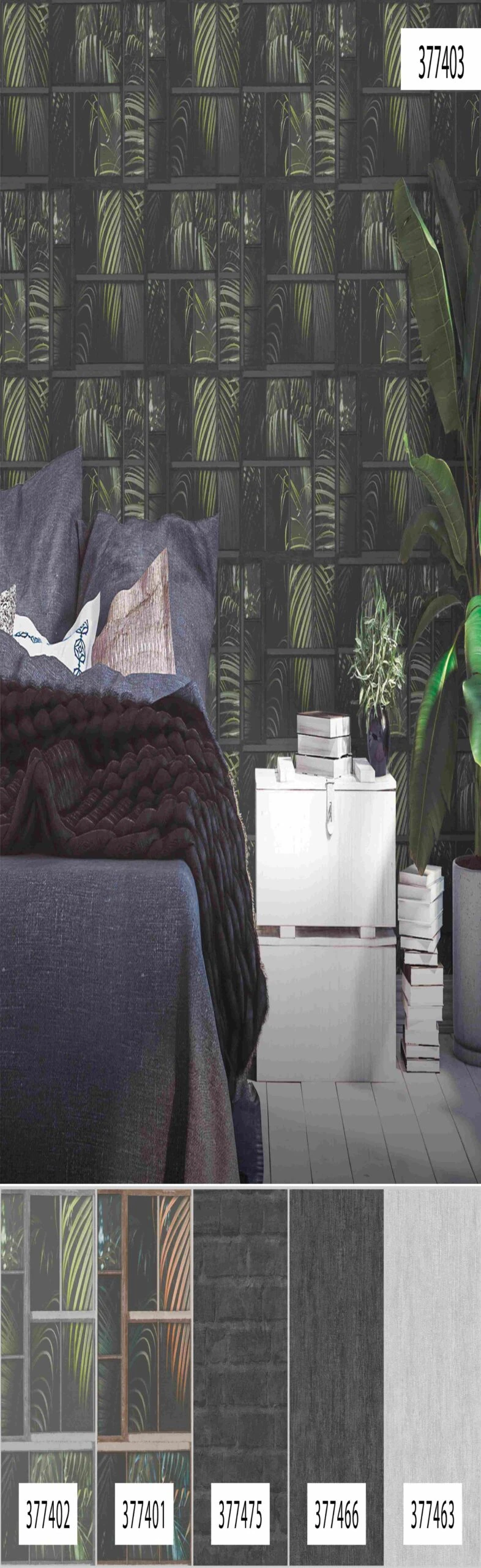 A.S. Creation Industrial | 377403 | Papier Peint Intissé Floral | 0.53 M X 10.05 M | Gris 7 A.S. Creation Industrial | 377403 | Papier Peint Intissé Floral | 0.53 M X 10.05 M | Gris – Image 7