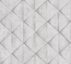 A.S. Creation Industrial | 377422 | Papier Peint Intissé 3D | 0.53 M X 10.05 M | Gris