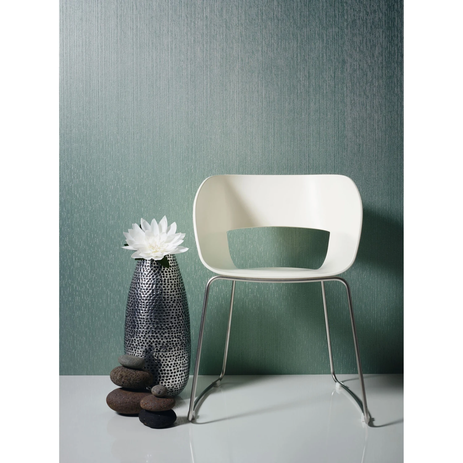 A.S. Creation Meistervlies | 563019 | Papier Peint Intissé à Rayures | 0.53 M X 10.05 M | Blanc 2 A.S. Creation Meistervlies | 563019 | Papier Peint Intissé à Rayures | 0.53 M X 10.05 M | Blanc – Image 2