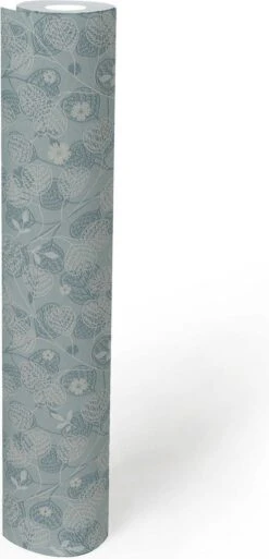 A.S. Creation AS Creation Metropolitan Stories 3 - PAPIER PEINT FLEURS ET FEUILLES - Bleu Blanc - 1005 X 53 Cm -Décoration d'intérieur 578x1200 1