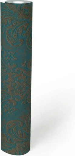 A.S. Creation AS Creation Metropolitan Stories 3 - PAPIER PEINT ORNEMENTS BAROQUES - Pétrole Doré - 1005 X 53 Cm 14 A.S. Creation AS Creation Metropolitan Stories 3 - PAPIER PEINT ORNEMENTS BAROQUES - Pétrole Doré - 1005 X 53 Cm -Décoration d'intérieur 580x1200 4