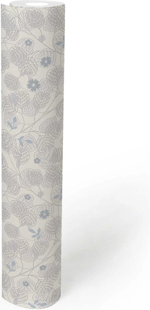 A.S. Creation AS Creation Metropolitan Stories 3 - PAPIER PEINT FLEURS ET FEUILLES - Gris Blanc Bleu - 1005 X 53 Cm 5 A.S. Creation AS Creation Metropolitan Stories 3 - PAPIER PEINT FLEURS ET FEUILLES - Gris Blanc Bleu - 1005 X 53 Cm – Image 5