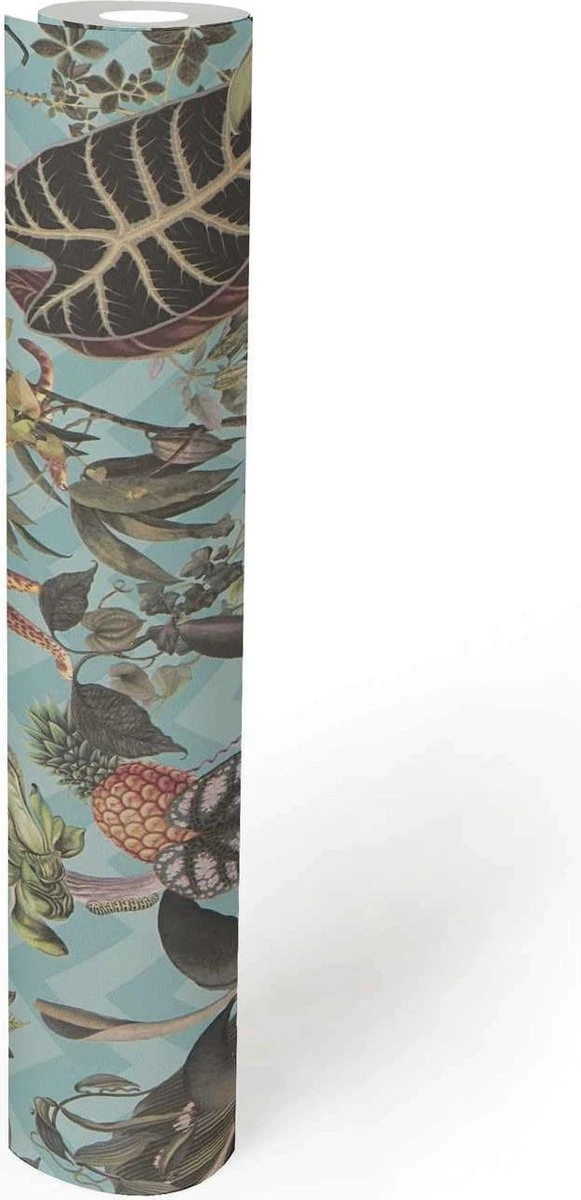 A.S. Creation AS Creation MICHALSKY - Papier Peint Jungle - Animaux Aux Feuilles Tropicales - Bleu Multicolore - 1005 X 53 Cm 7 A.S. Creation AS Creation MICHALSKY - Papier Peint Jungle - Animaux Aux Feuilles Tropicales - Bleu Multicolore - 1005 X 53 Cm – Image 7