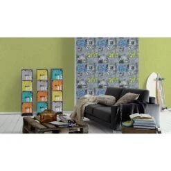 A.S. Creation Il Decoro | 688866 | Papier Peint Papier Uni | 0.53 M X 10.05 M | Vert -Décoration d'intérieur 688866 3