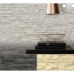 A.S. Creation Elements | 707116 | Papier Peint Intissé Pierre Brique | 0.53 M X 10.05 M | Gris 17 A.S. Creation Elements | 707116 | Papier Peint Intissé Pierre Brique | 0.53 M X 10.05 M | Gris -Décoration d'intérieur 707116 8