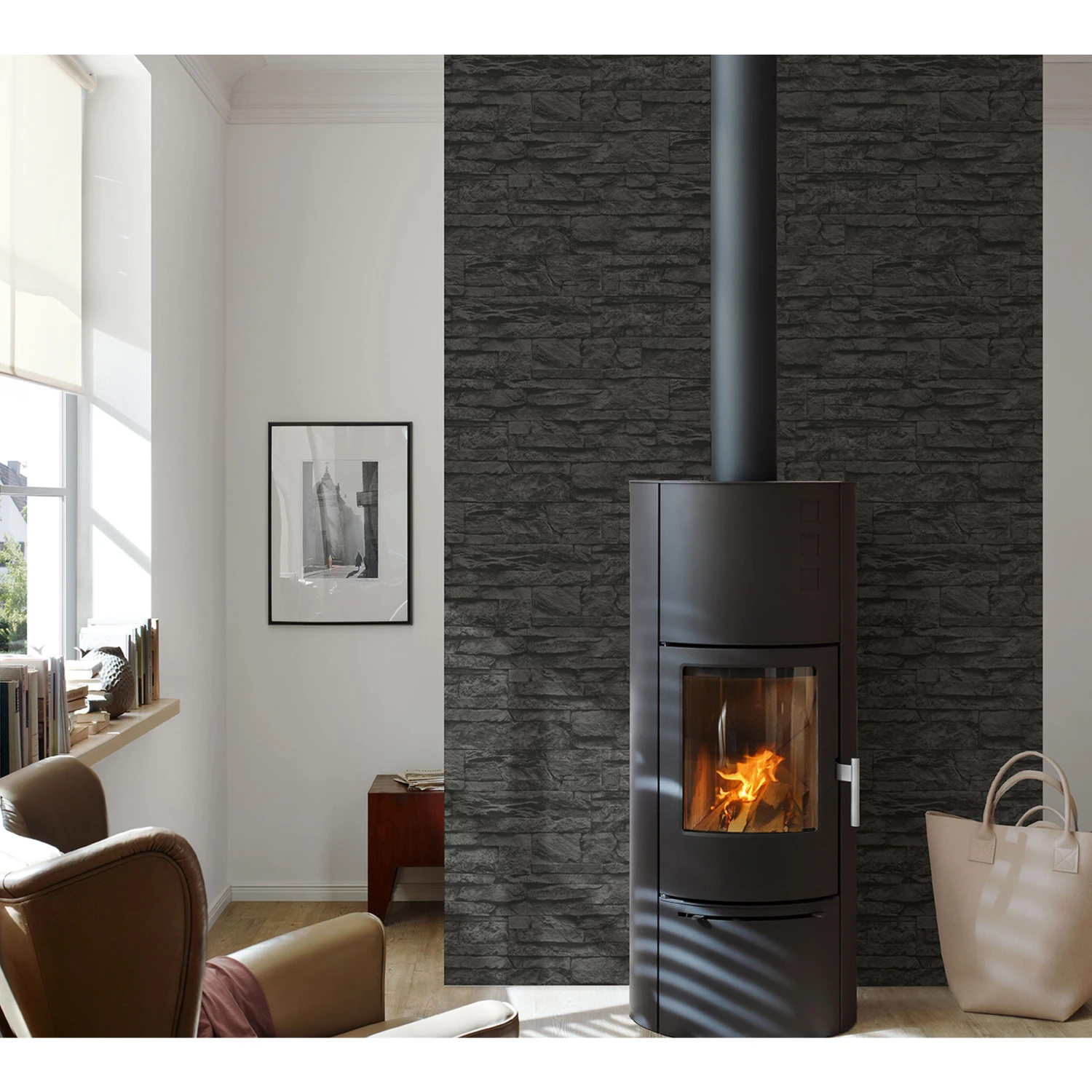 A.S. Creation Elements | 707123 | Papier Peint Intissé Pierre Brique | 0.53 M X 10.05 M | Gris 5 A.S. Creation Elements | 707123 | Papier Peint Intissé Pierre Brique | 0.53 M X 10.05 M | Gris – Image 5