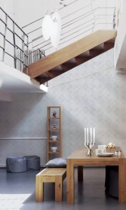 A.S. Creation AS Creation Titanium 3 - Papier Peint Géométrique Brillant - Graphique - Gris Clair Argenté - 1005 X 53 Cm -Décoration d'intérieur 720x1200 7