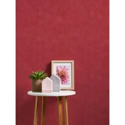 A.S. Creation Il Decoro | 758453 | Papier Peint Papier Uni | 0.53 M X 10.05 M | Rouge -Décoration d'intérieur 758453 7