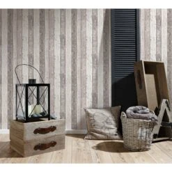 A.S. Creation Elements | 855053 | Papier Peint Bois Intissé | 0.53 M X 10.05 M | Marron -Décoration d'intérieur 855053 4