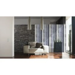 A.S. Creation Elements | 855060 | Papier Peint Bois Intissé | 0.53 M X 10.05 M | Bleu -Décoration d'intérieur 855060 4