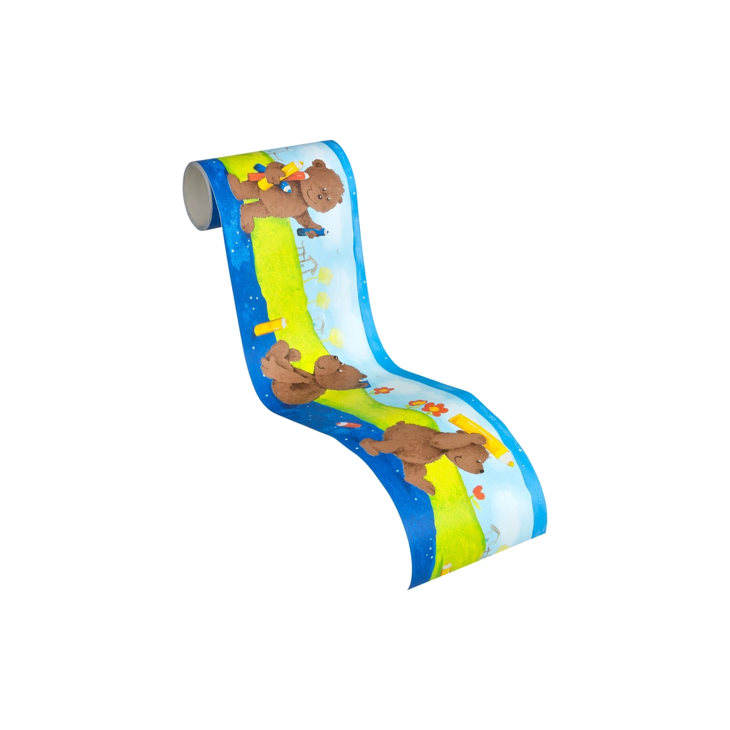 A.S. Creation Stick Ups | 896018 | Frise Murale Adhésive | 0.13 M X 5 M | Bleu 1 A.S. Creation Stick Ups | 896018 | Frise Murale Adhésive | 0.13 M X 5 M | Bleu