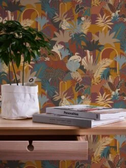 A.S. Creation AS Création Antigua - PAPIER PEINT ANIMAL JUNGLESTYLE - Orange Rouge Bleu Vert Beige - 1005 X 53 Cm 13 A.S. Creation AS Création Antigua - PAPIER PEINT ANIMAL JUNGLESTYLE - Orange Rouge Bleu Vert Beige - 1005 X 53 Cm -Décoration d'intérieur 900x1200 7