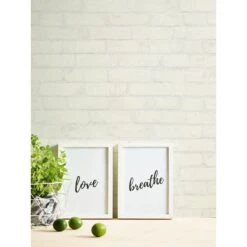 A.S. Creation Elements | 907851 | Papier Peint Intissé Pierre Brique | 0.53 M X 10.05 M | Blanc -Décoration d'intérieur 907851 3