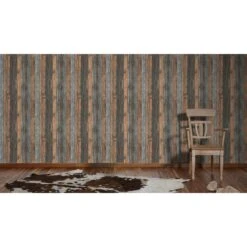 A.S. Creation Elements | 908612 | Papier Peint Bois Intissé | 0.53 M X 10.05 M | Marron -Décoration d'intérieur 908612 3