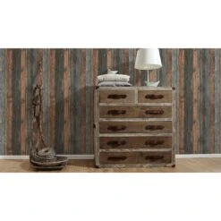 A.S. Creation Elements | 908612 | Papier Peint Bois Intissé | 0.53 M X 10.05 M | Marron -Décoration d'intérieur 908612 4