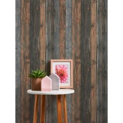 A.S. Creation Elements | 908612 | Papier Peint Bois Intissé | 0.53 M X 10.05 M | Marron -Décoration d'intérieur 908612 6