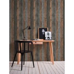 A.S. Creation Elements | 908612 | Papier Peint Bois Intissé | 0.53 M X 10.05 M | Marron -Décoration d'intérieur 908612 7