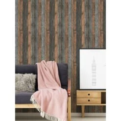 A.S. Creation Elements | 908612 | Papier Peint Bois Intissé | 0.53 M X 10.05 M | Marron -Décoration d'intérieur 908612 8