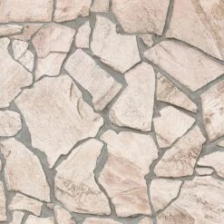 A.S. Creation Elements | 927323 | Papier Peint Intissé Pierre Brique | 0.53 M X 10.05 M | Beige