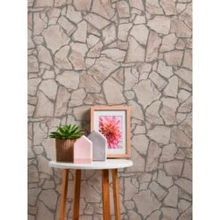 A.S. Creation Elements | 927323 | Papier Peint Intissé Pierre Brique | 0.53 M X 10.05 M | Beige -Décoration d'intérieur 927323 5