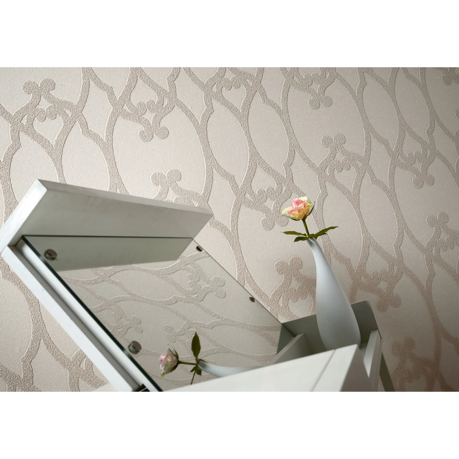 A.S. Creation Meistervlies | 951691 | Papier Peint Pailleté Intissé | 0.53 M X 10.05 M | Blanc 1 A.S. Creation Meistervlies | 951691 | Papier Peint Pailleté Intissé | 0.53 M X 10.05 M | Blanc