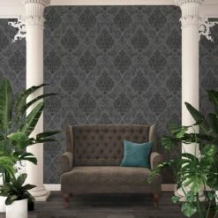 A.S. Creation Memory 2 | 953723 | Papier Peint Intissé Baroque | 0.53 M X 10.05 M | Gris 9 A.S. Creation Memory 2 | 953723 | Papier Peint Intissé Baroque | 0.53 M X 10.05 M | Gris -Décoration d'intérieur 953723 5